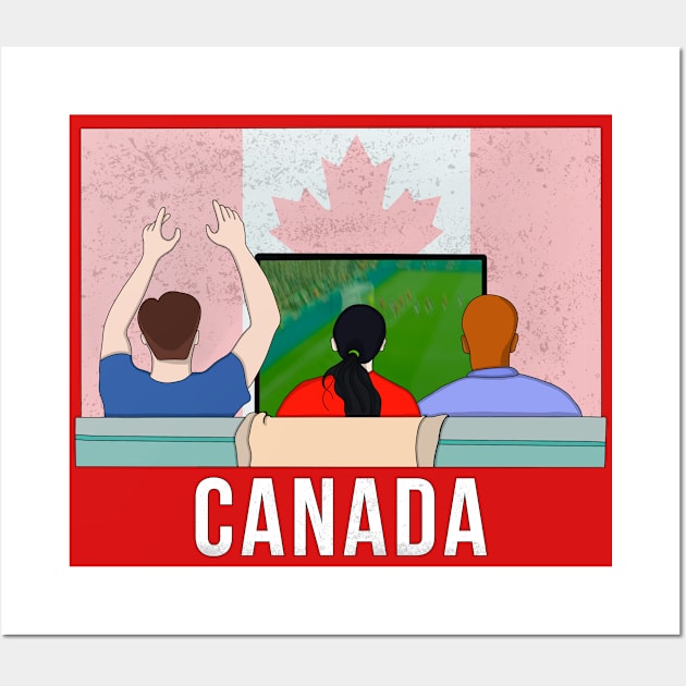 Canada Fans Wall Art by DiegoCarvalho